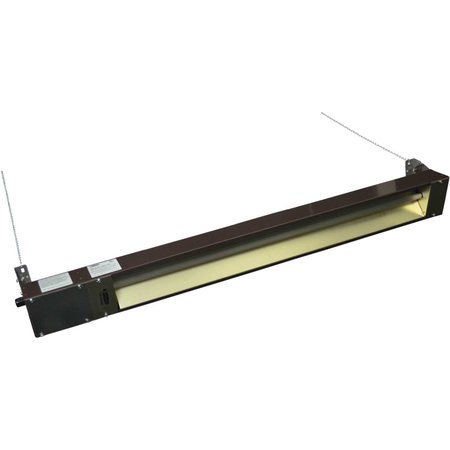 TPI Indoor/Outdoor Quartz Electric Infrared Heater 120V 1500W Brown OCH46120VE